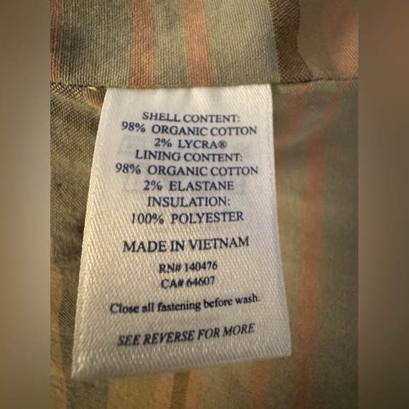 Faherty Sunwashed Quilted Puffer Jacket Sz XS/s new with tags - Picture 10 of 11